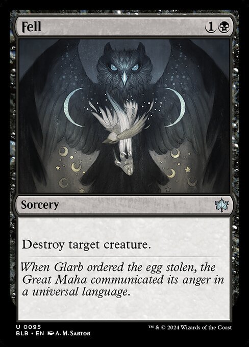 Fell card from BLB #95
