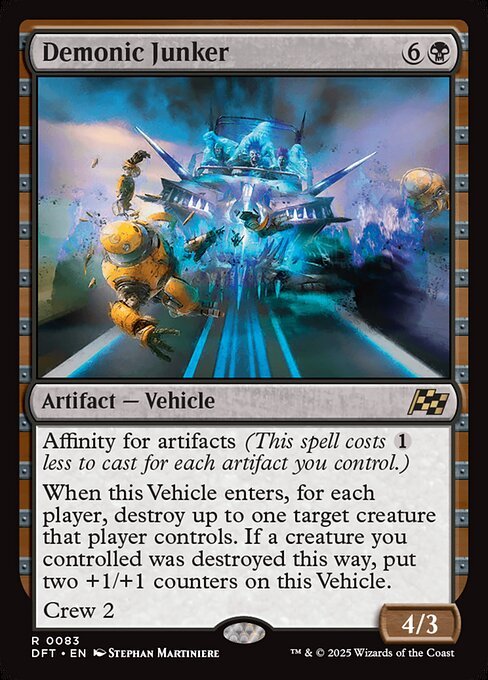 Demonic Junker card from DFT #83