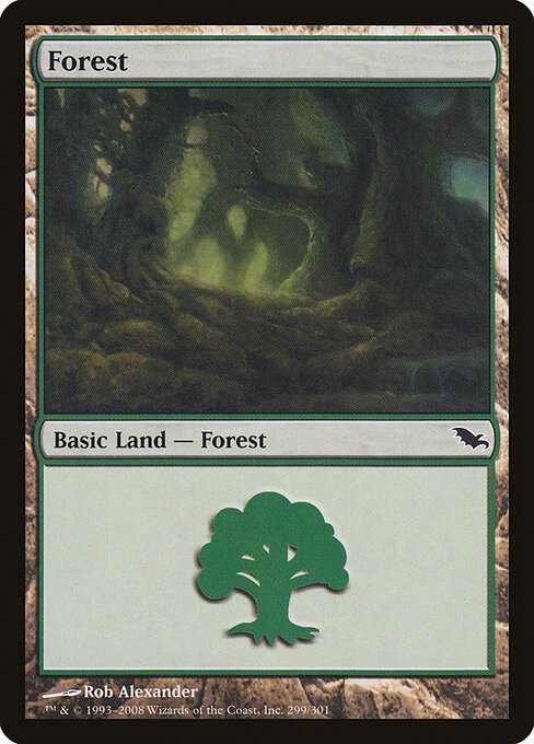 Forest (299) card from SHM #299