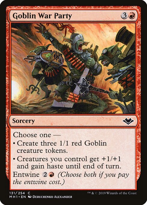 Goblin War Party card from MH1 #131