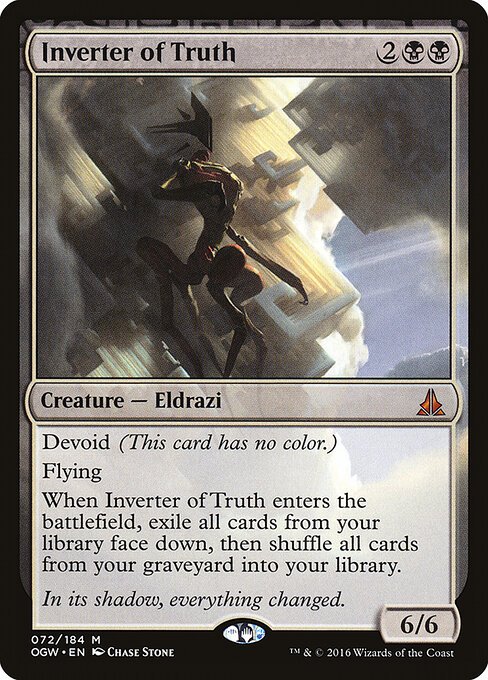 Inverter of Truth card from OGW #72