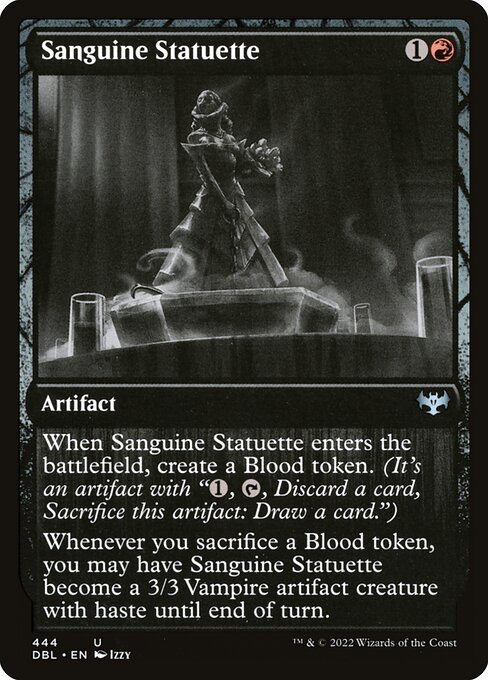 Sanguine Statuette card from DBL #444