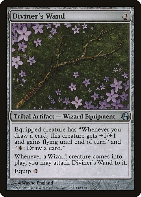 Diviner's Wand card from MOR #142
