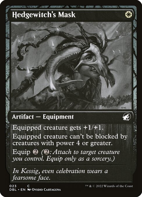Hedgewitch's Mask card from DBL #23