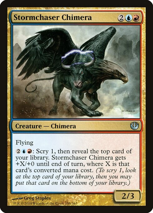 Stormchaser Chimera card from JOU #156