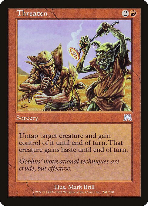 Threaten card from ONS #241