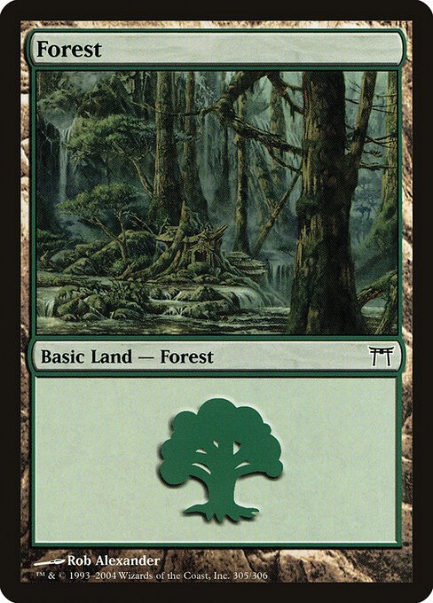 Forest (305) card from CHK #305