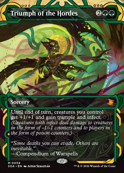 Triumph of the Hordes card from SOA #59