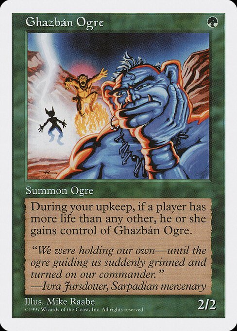 Ghazban Ogre card from 5ED #product-2172
