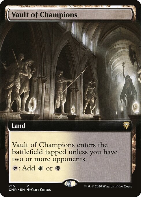 Vault of Champions card from CMR #715