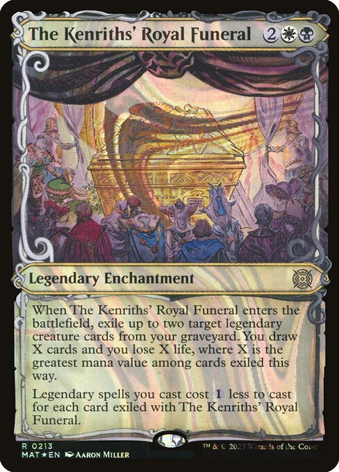 The Kenriths' Royal Funeral card from MAT #213