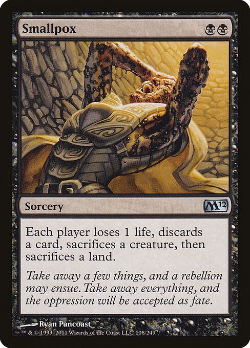 Smallpox card from M12 #108