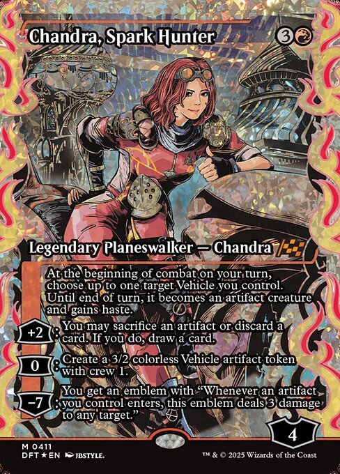 Chandra, Spark Hunter card from DFT #411