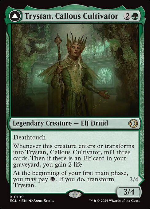 Trystan, Callous Cultivator card from ECL #199