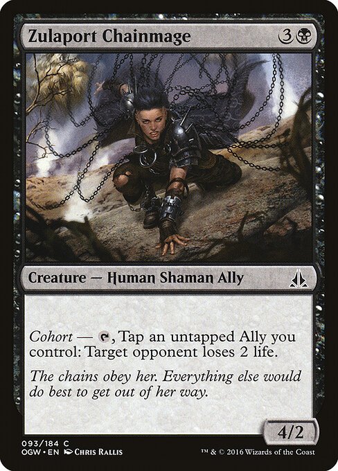 Zulaport Chainmage card from OGW #93