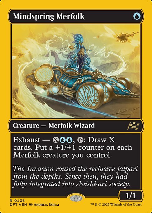Mindspring Merfolk card from DFT #436