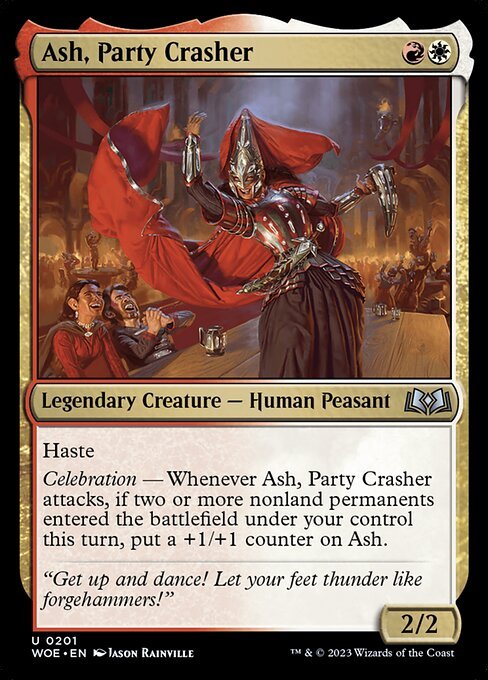 Ash, Party Crasher card from WOE #201