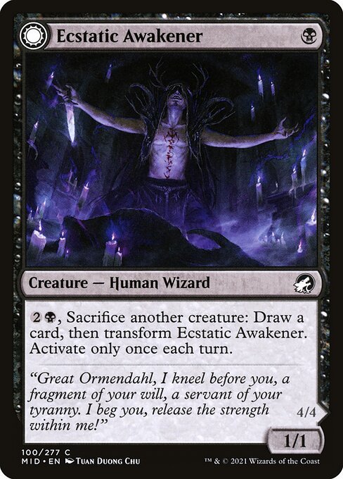 Ecstatic Awakener card from MID #100