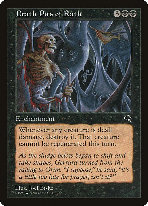 Death Pits of Rath card from TMP #127