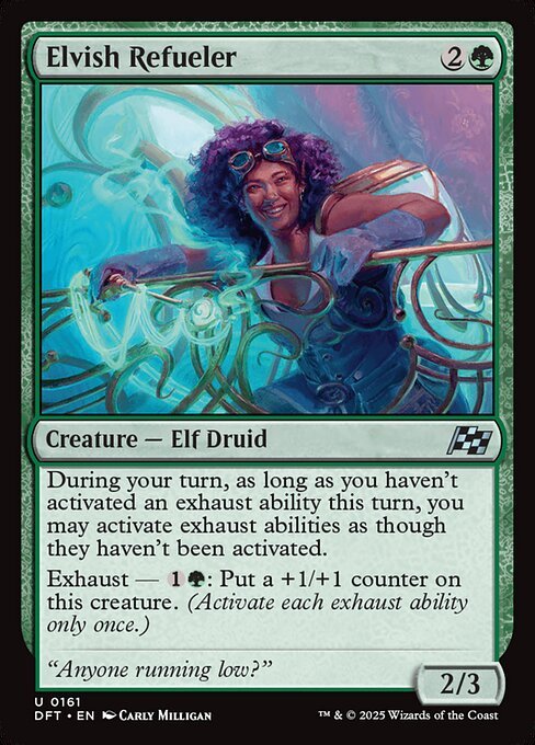 Elvish Refueler card from DFT #161