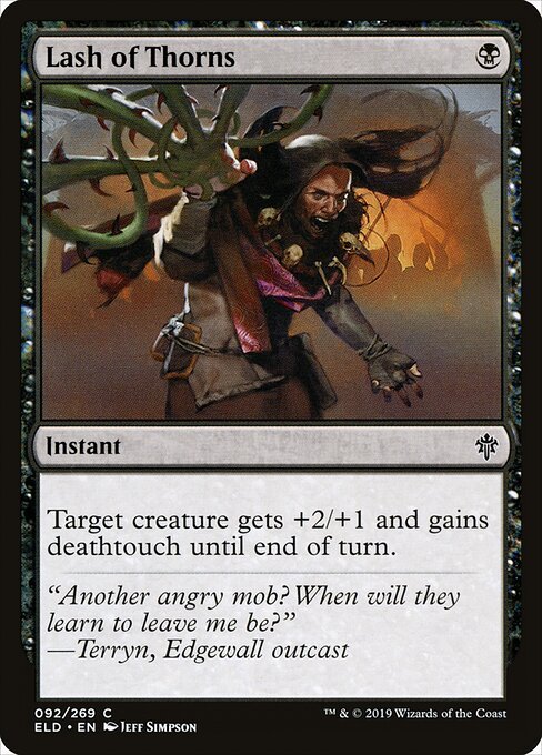 Lash of Thorns card from ELD #92