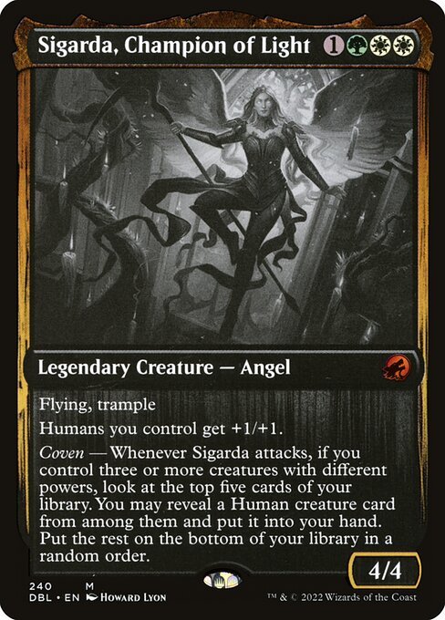 Sigarda, Champion of Light card from DBL #240