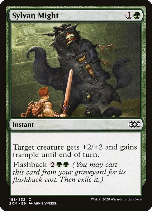 Sylvan Might card from 2XM #181