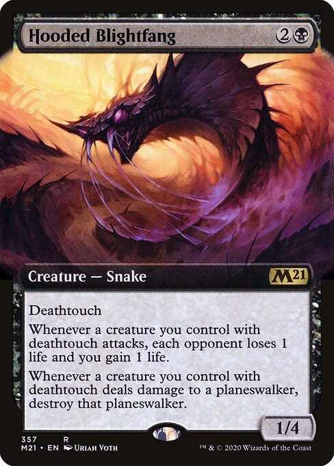 Hooded Blightfang card from M21 #357