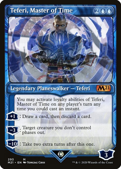 Teferi, Master of Time card from M21 #293