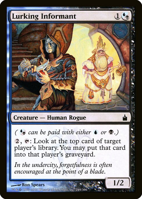Lurking Informant card from RAV #249