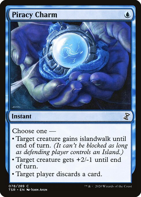 Piracy Charm card from TSR #78
