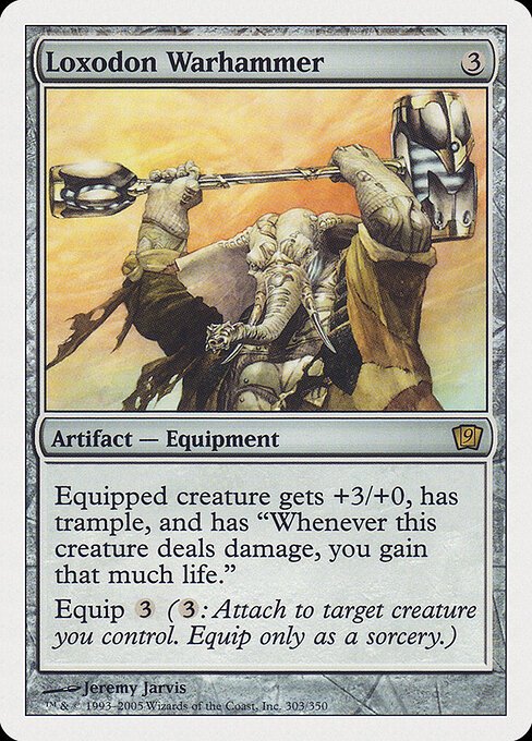 Loxodon Warhammer card from 9ED #303