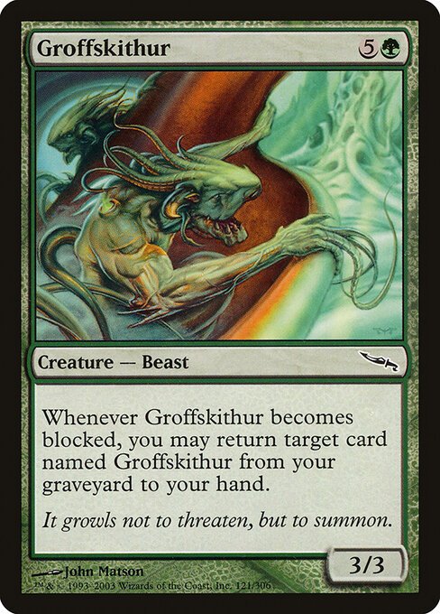 Groffskithur card from MRD #121