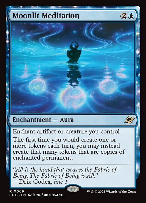 Moonlit Meditation card from EOE #69