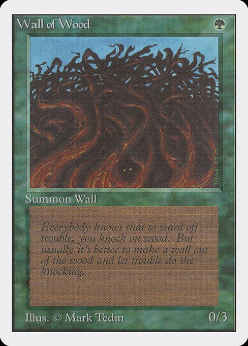 Wall of Wood card from 2ED #product-9257