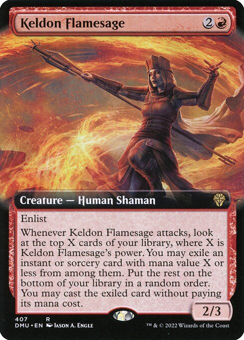 Keldon Flamesage card from DMU #407