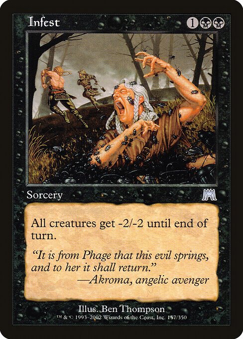 Infest card from ONS #157