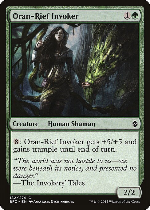 Oran-Rief Invoker card from BFZ #182