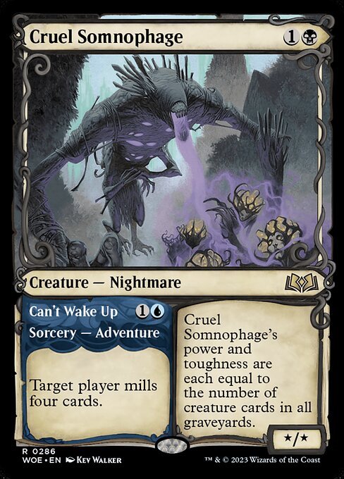 Cruel Somnophage card from WOE #286
