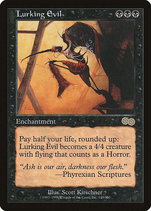 Lurking Evil card from USG #140