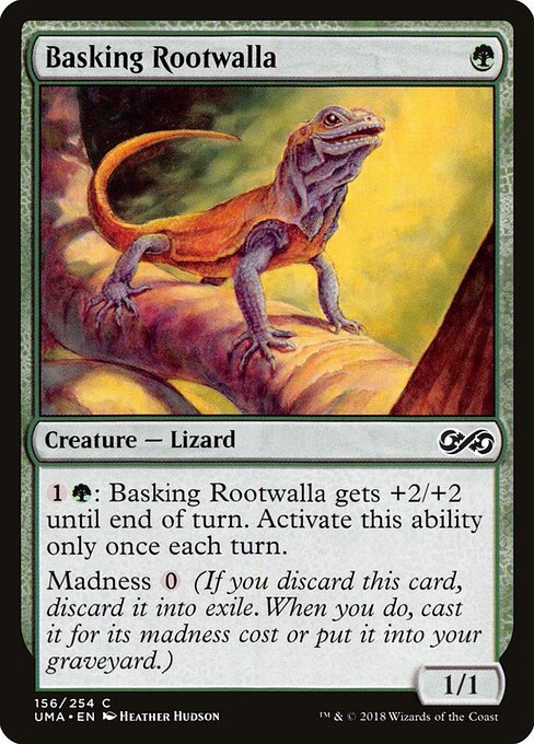 Basking Rootwalla card from UMA #156