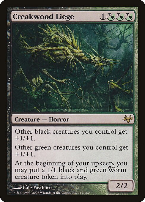 Creakwood Liege card from EVE #117