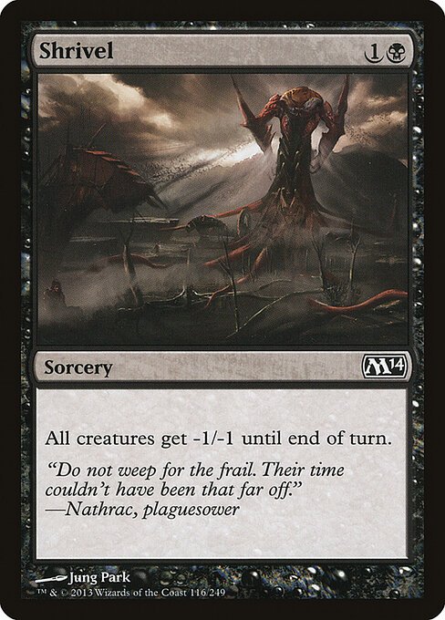 Shrivel card from M14 #116