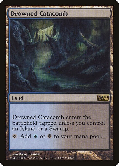 Drowned Catacomb card from M10 #224