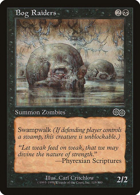 Bog Raiders card from USG #119
