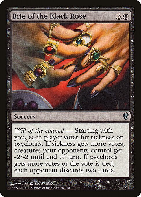 Bite of the Black Rose card from CNS #26