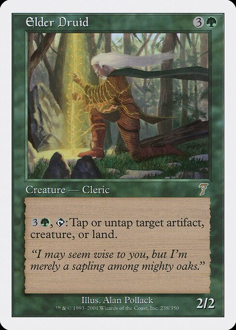 Elder Druid card from 7ED #238