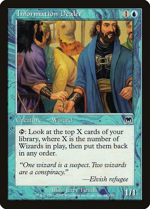 Information Dealer card from ONS #88