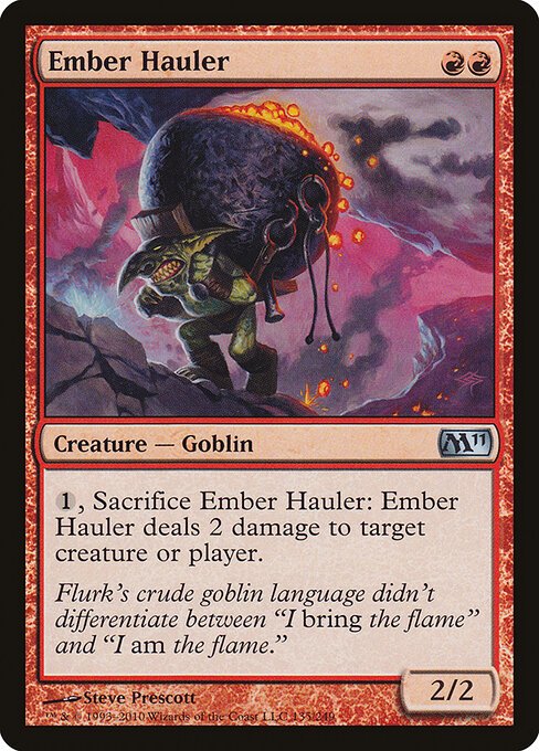 Ember Hauler card from M11 #135