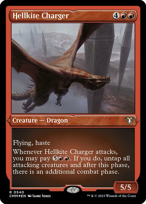 Hellkite Charger card from CMM #540